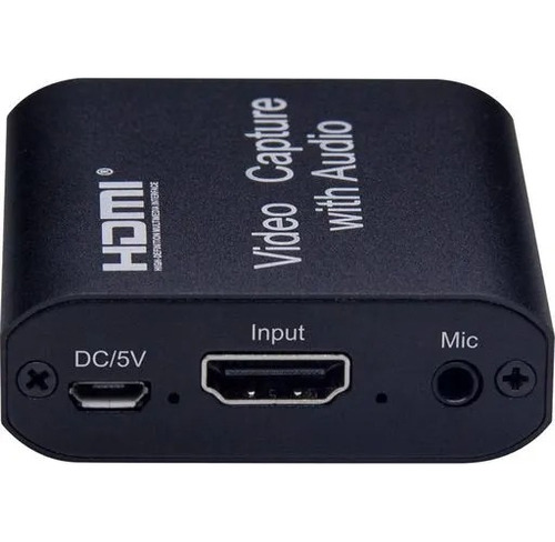 Capturadora De Video Capture Con Audio Streaming Fhd Hd Hdmi