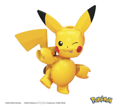Set De Evolución Pokémon Pikachu 160 Piezas Mega