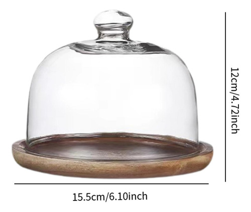 Soporte Para Tartas Con Bandeja Para Servir En Tapa De 13 Cm