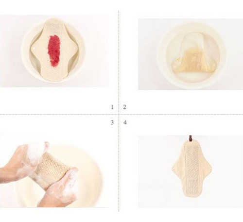 Toallas Sanitarias Reutilizables De 5 Piezas, Almohadillas