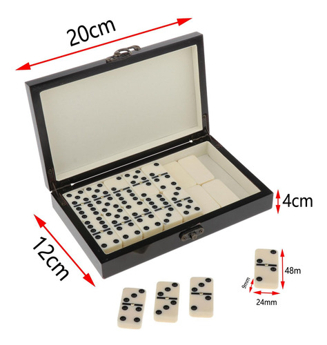 Juego De Dominó Retro 28 Piezas Juego De Mesa Clásico Con