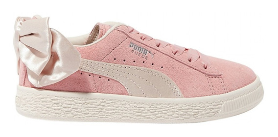 puma suede rosa claro