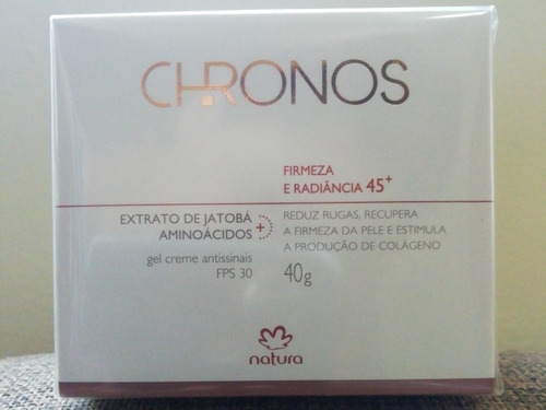 Imagen 2 de 2 de Chronos/ Gel Crema Antiseñales Y Luminosidad 45+