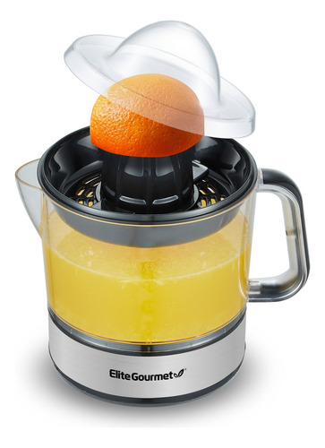 Elite Gourmet Ets623 Exprimidor Eléctrico De Cítricos Sin. Color Acero Inoxidable