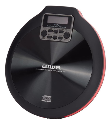 Reproductor De Cd Aiwa Pcd-810rd Color Rojo Y Negro