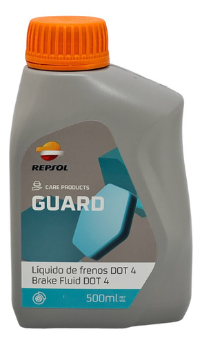 Liquido De Frenos Guard Dot 4 Repsol 500 Ml
