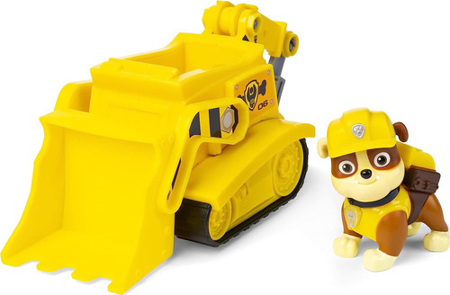 Paw Patrol, Vehículo Excavador De Escombros Con F Colecciona