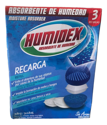 Humidex De 3 Recargas