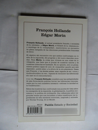 Diálogo Sobre La Política - Francois Hollande - Edgar Morin