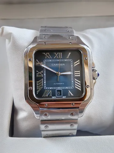 Cartier santos azul hotsell