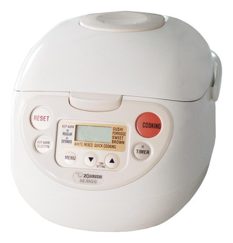 Arrocera Zojirushi Fuzzy Logic, 220 V, 5.5 tazas, color blanco