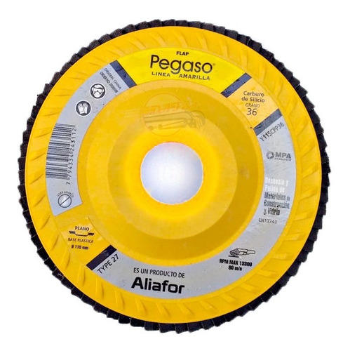 Disco Flap Grano Pegaso 115 Mm Pulir Vidrio Mármol Granito