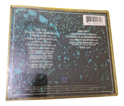 Emerson Lake & Palmer Works Live 2 Cds Remasterizado
