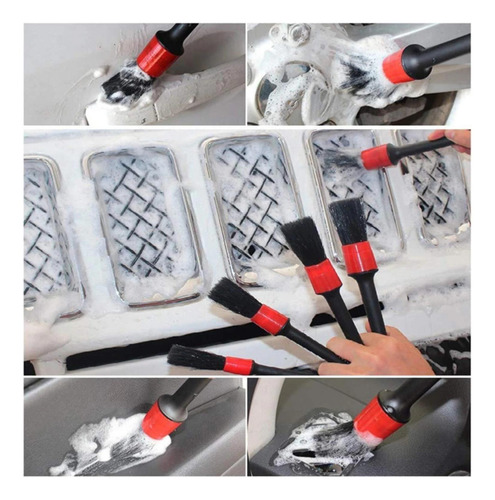 Kit De Cepillos Para Detalles De Automóviles, 26 Uds.,