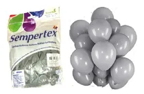 Comprar 50 Globos Gris Fashion # 12 Sempertex Latex Grises 30cm