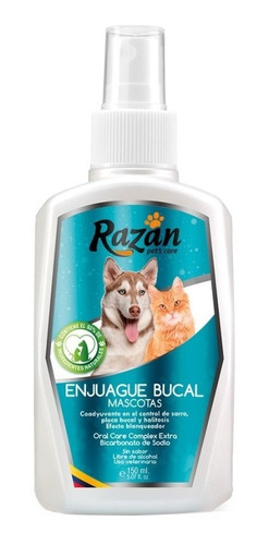 Enjuague Bucal Mascotas Razan 150 Ml Spray