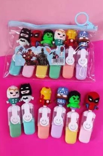Marca Textos Plumon Neon Marvel Spiderman Niños Ironman