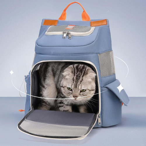 Mochila Para Perros, Bolsa De Viaje De Malla Transpirable De