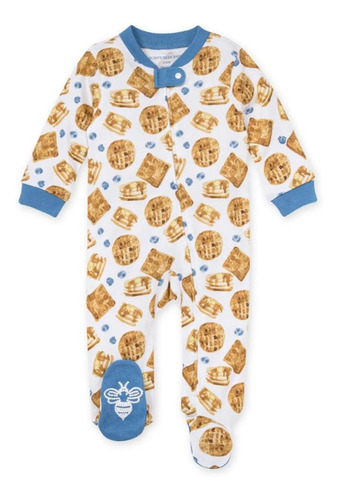 Pijama Enterizo  Wafles & Pancakes  Burt's Bees Baby