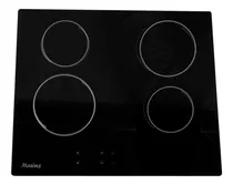 Comprar Parrilla Eléctrica Vitrocerámica Negra 4 Quemadores Maxims Color Negro