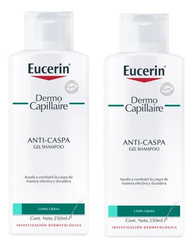 Combo X2 Shampoo Gel Dermocapillaire Anticaspa Eucerin 250ml