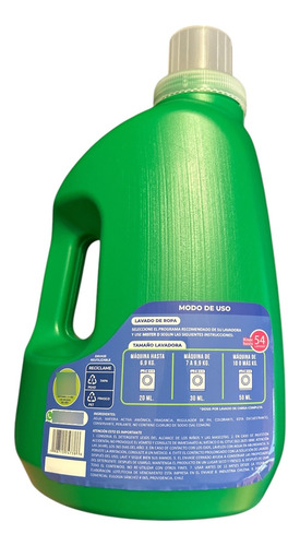 Detergente Líquido Mister D Hogar - Botella 3 Lt.
