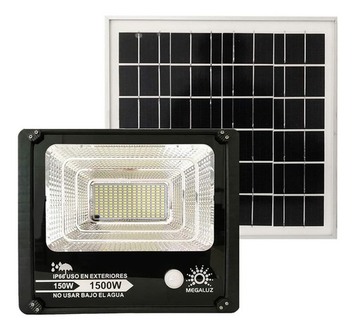 Reflector Led Exterior Panel Solar 150w Megaluz W721