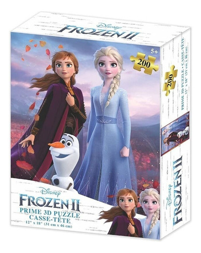 Puzzle Rompecabezas Prime 3d Frozen 2 Disney 200 Piezas