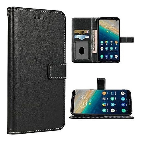 Fdcwtsh Compatible Con Moto Z3/z3 Play Wallet Case Correa De