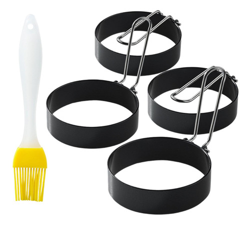 4x Anéis De Fritura De Ovo, Frigideira Redonda De Omelete,