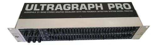 アンプ Behringer ULTRAGRAPH PRO FBQ3102 Equalizador Behringer Ultragraph Pro FBQ3102 HD 31 Bandas