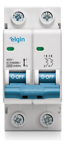 Disjuntor Bipolar Duplo 2 Polos 16a Termomagnético Bivolt