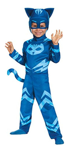 Disfraz De Catboy Classic Toddler Pj Masks, Grande/4-6