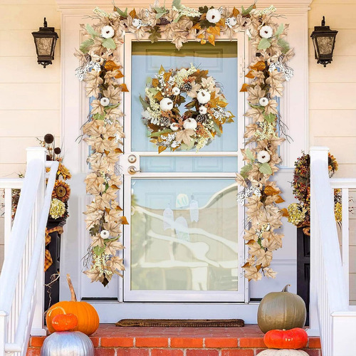 Ipawty Balas De Heno Para Decoración Enredaderas De Otoño