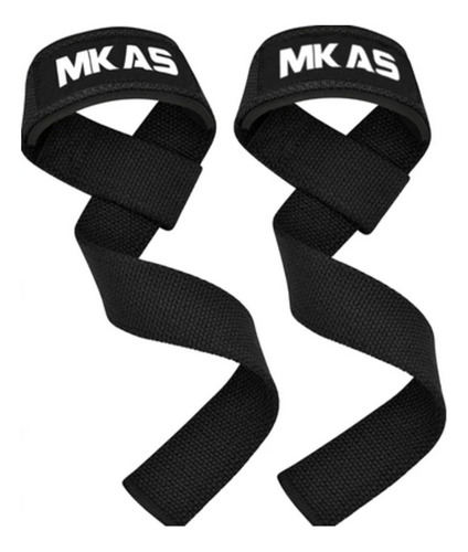 Strap Agarradera Mkas Gimnasio Powerlifter Original Premium