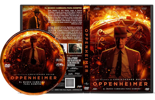 Dvd - Oppenheimer / Ganadora 7 De Oscar 2024 