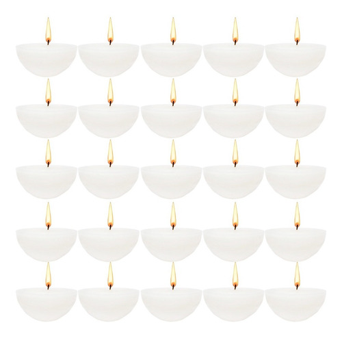 25 Velas Flotantes Para Arreglo De Boda Aluzza