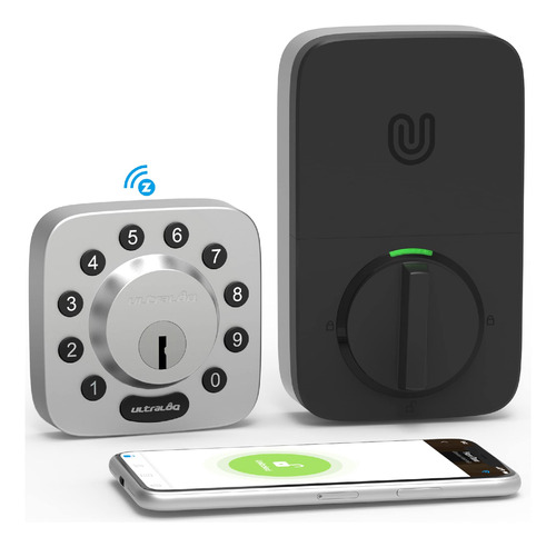 Ultraloq U-bolt Z-wave Smart Lock Con Sensor De Puerta, Func