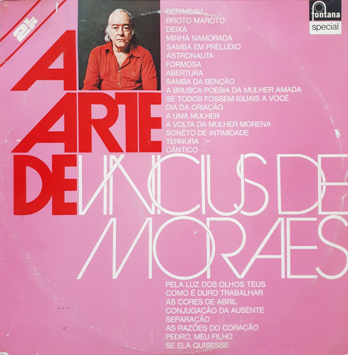 Vinicius De Moraes - A Arte De Vinicius De Moraes (2lp) X Lp