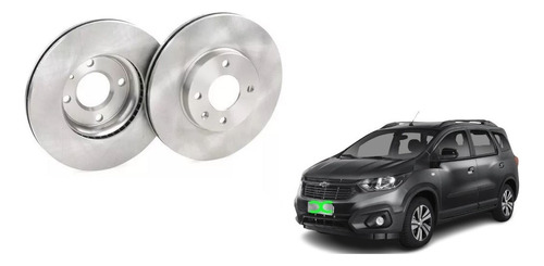 Discos De Frenos Kit X2 Chevrolet Spin 2012 Al 2016