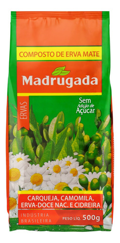 Erva-mate Madrugada com ervas sem glúten 500 g