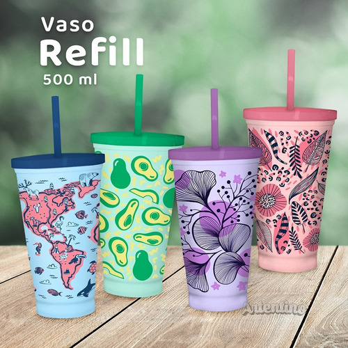 Imagen 2 de 10 de 24 Vaso Reutilizable Sorbete Diseño Artentino Adulto Niño