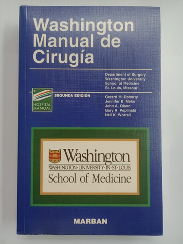 Washington Manual De Cirugía - G. M. Doherty