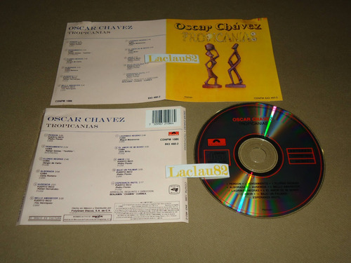 Oscar Chavez Tropicanias 1990 Polygram Cd 