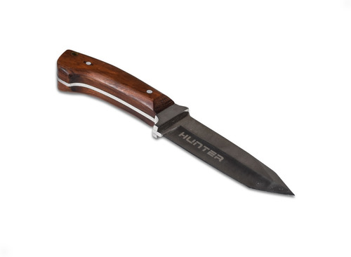 Cuchillo Monte Acero Inox Hunter Mango Madera 22,8cm A3195