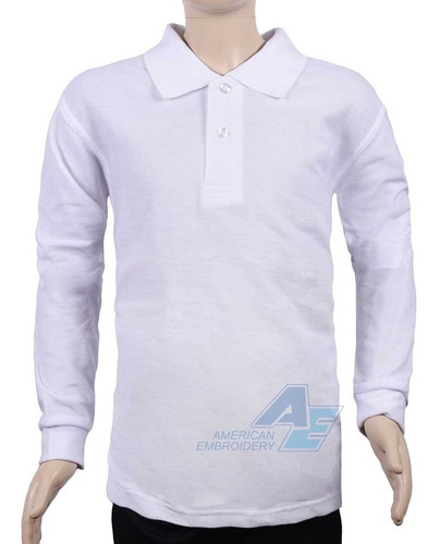 Remera Polo Manga Larga Niño