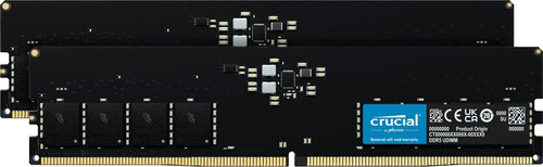 Memoria Ram Crucial 32gb Kit (2x16gb) Ddr5 4800mhz Cl40