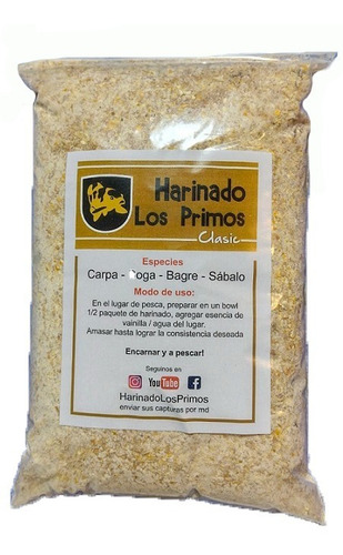Harinado Los Primos Clasic X 1kg Boga/carpa/bagre