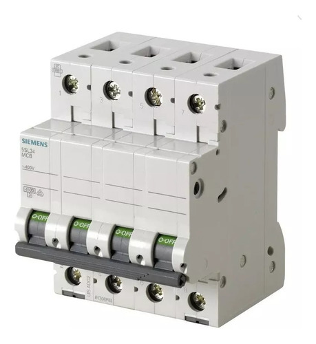 Llave Térmica 4x32 A Tetrapolar 10 Amp Siemens 4.5ka