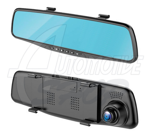 Camera Frontal Retrovisor Com Tela Lcd 4.3 Polegadas Sd Card